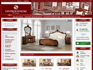 Stylowe meble w stylowych wnętrzach domów