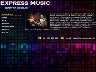 Zespół weselny Express Music zaprasza